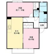ハイツ花梨の間取り画像