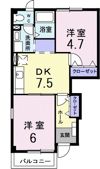 フラントフィールドハウスの間取り画像