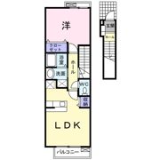 ルナピーノⅡB棟の間取り画像