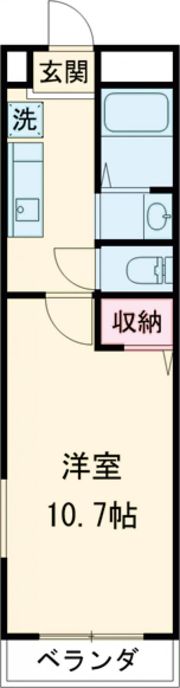 アクティオン薬園町の間取り画像