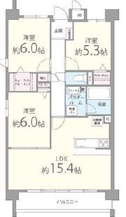 ブランジュールの間取り画像