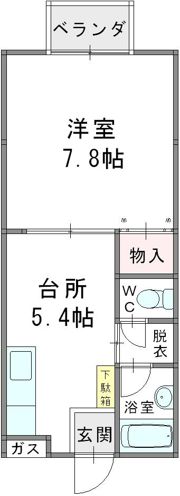 プラトーソニックKの間取り画像