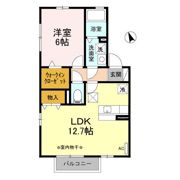 シエルハウス Bの間取り画像