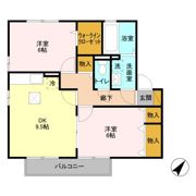 リビングタウン東海 E棟の間取り画像