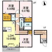 ストーク成城 Ⅰの間取り画像