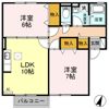 セジュールオリーブの間取り画像