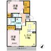 モンブラン Bの間取り画像