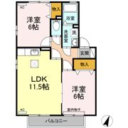 ウィルモア21 Aの間取り画像