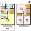 朝山タウンハウス B棟の間取り画像