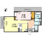 La vie belle 塚口の間取り画像