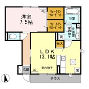メルベーユの間取り画像