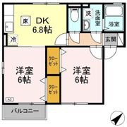 ガーデンハイムウシオの間取り画像