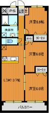 マリンコートの間取り画像