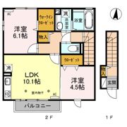 ジュネス江木の間取り画像