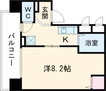 ヒルズ花の木の間取り画像