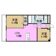 臼井ハイツの間取り画像