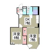 サンパティークAの間取り画像