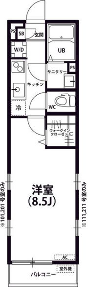 リブリ・アゼリアの間取り画像