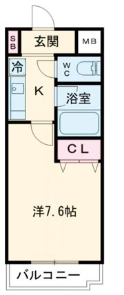 ベルデ堺東の間取り画像