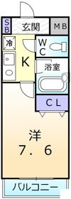 ベルデ堺東の間取り画像