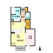 サンカーズ Ⅱの間取り画像
