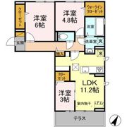 フォレストおおたか Ⅱの間取り画像