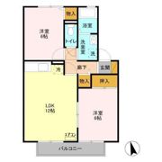 アンクレージュ C棟の間取り画像