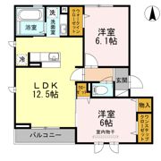 グリーンパレス宮沢の間取り画像
