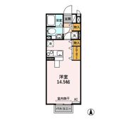 リベルテ月曜館の間取り画像