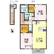 プレセデンテ Bの間取り画像