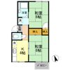 コーポ福村の間取り画像