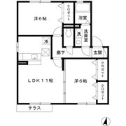 パークヒル A棟の間取り画像