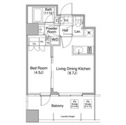 コンフォリア東池袋WESTの間取り画像