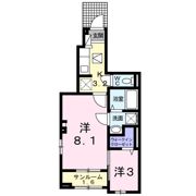 グレイス松富Ⅲの間取り画像