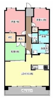 ロイヤルクレスト助信の間取り画像