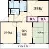 シティ・ナカヤマ B棟の間取り画像