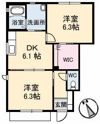 ルミナスキタヤマの間取り画像