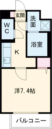 レジデンスルイーダ※FR1か月&初回保証料無料&火災保険料1年分負担キャンペーン中の間取り画像