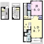 ディーオ カーサ諸神の間取り画像