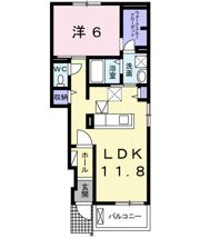 上水南＋Sの間取り画像