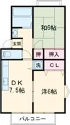 トゥインクルコート3番館の間取り画像