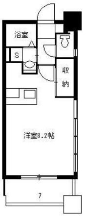 レインボー新栄の間取り画像