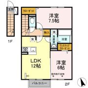 ピーチハイツ Aの間取り画像