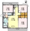 くおん嵯峨 西棟の間取り画像