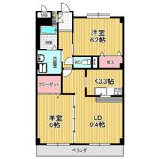 フローラ池上台の間取り画像