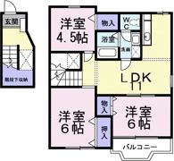 レアレアKⅡの間取り画像