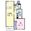 プラースⅠの間取り画像