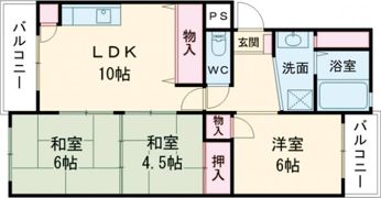 ベルデュウラ池上の間取り画像