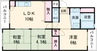 ベルデュウラ池上の間取り画像