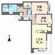 シャーメゾンプライムの間取り画像